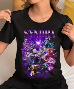 Syndra League of Legends Shirt • Dark Sovereign Anime Tee • Mage Champion Fan Art Graphic • Gamer Gift for LoL Players & Esports Fans