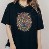 Mario Doodle Art T-Shirt, Colorful Gamer Graphic Tee, Trippy Video Game Character Shirt, Maximalist Streetwear, Super Mario Fan Gift Idea